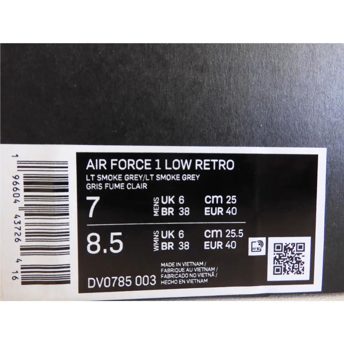 Nike shoes - Nike Air Force 1 - Air Force - DV0785-003 - Gray 3
