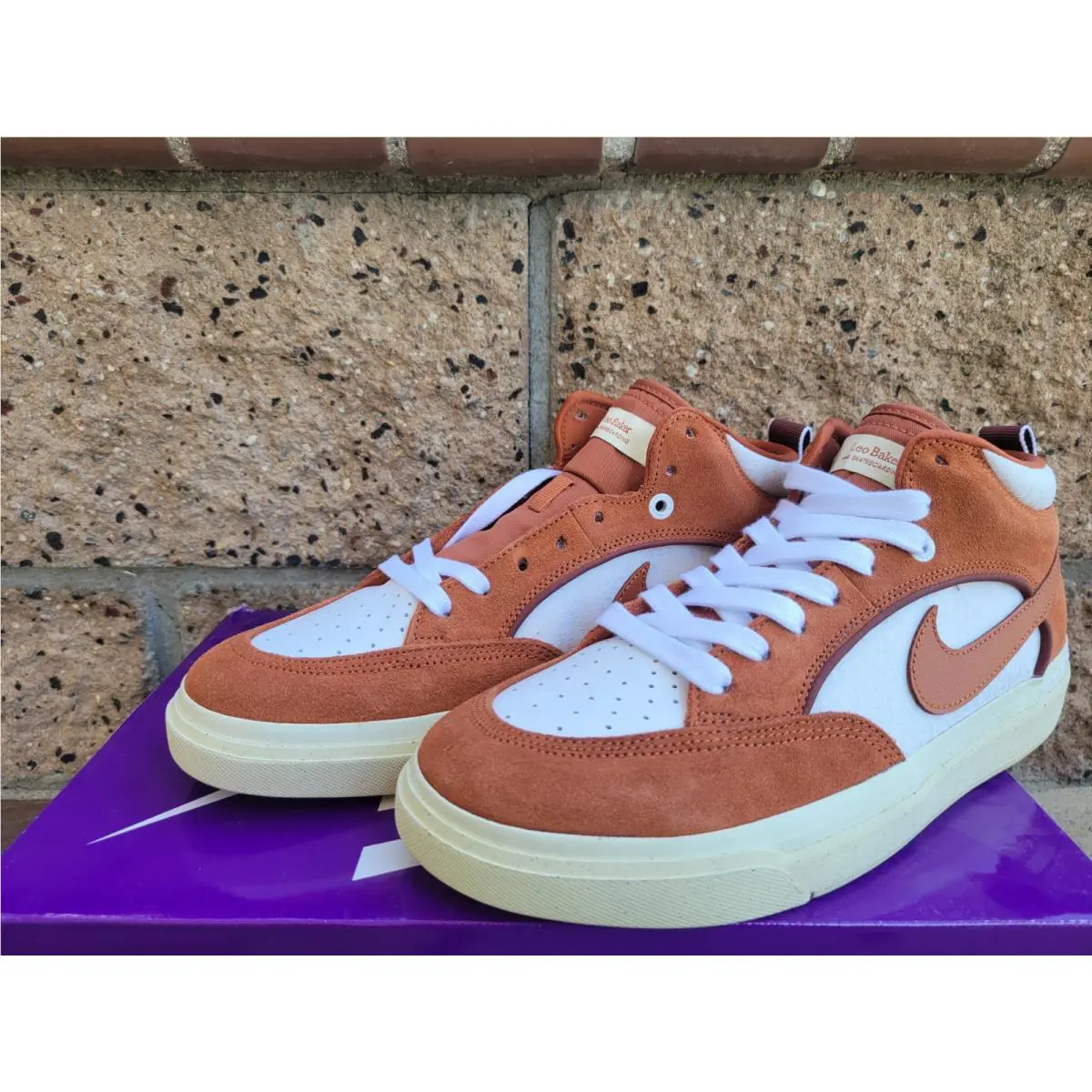 Nike shoes - Nike React Leo SB - React Leo - DX4361-202 - Brown 1