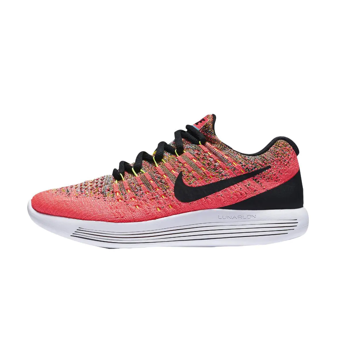 Nike shoes - Nike LunarEpic Low Flyknit 2 - Hot Punch/Black/Polarized Blue/Med Blue (UPC: 886912223726) 0