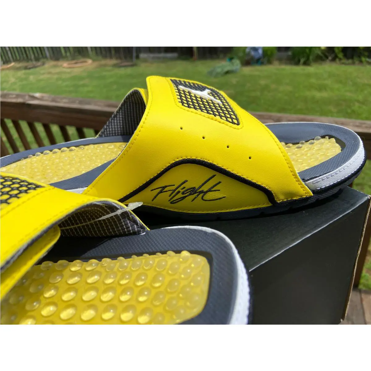 Nike shoes - Nike Jordan Hydro IV Retro 4 - DN4238-701 - Yellow 4