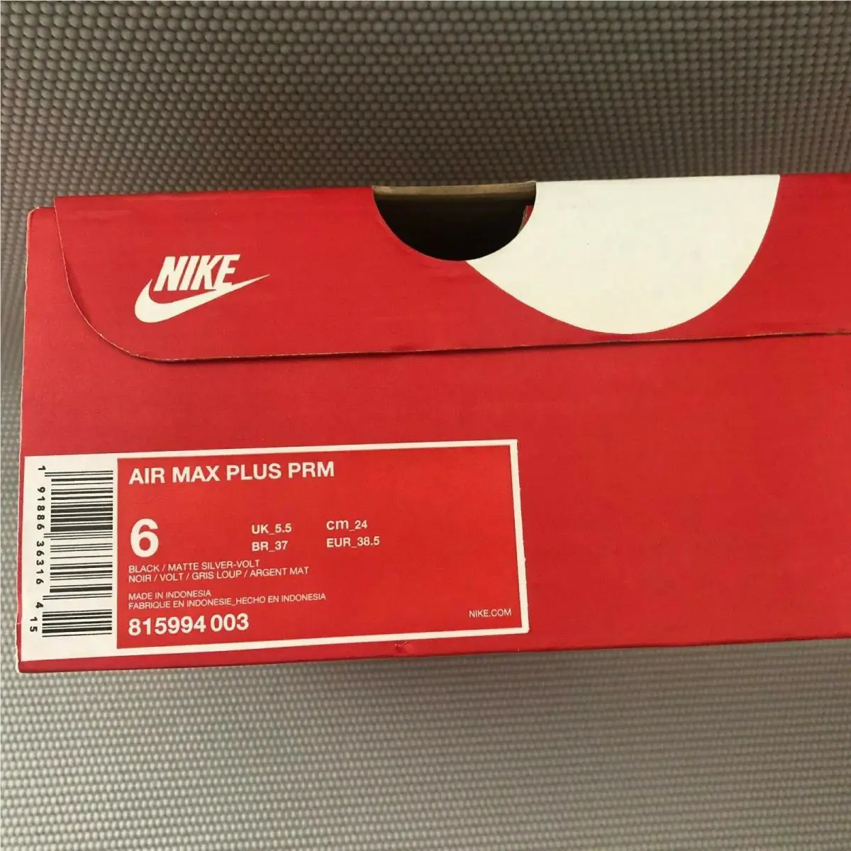 Nike shoes - Nike Air Max Plus Premium - 815994-003 - Black (UPC: 191886363164) 9