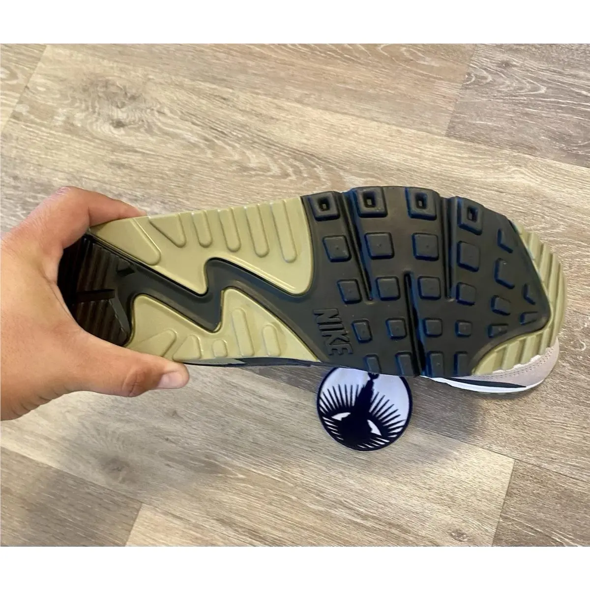 Nike shoes - Nike Air Max 90 - Air Max - DM0029-011 - Light Bone / Neutral Olive / College Grey / Cave Stone (UPC: 197859098156) 9