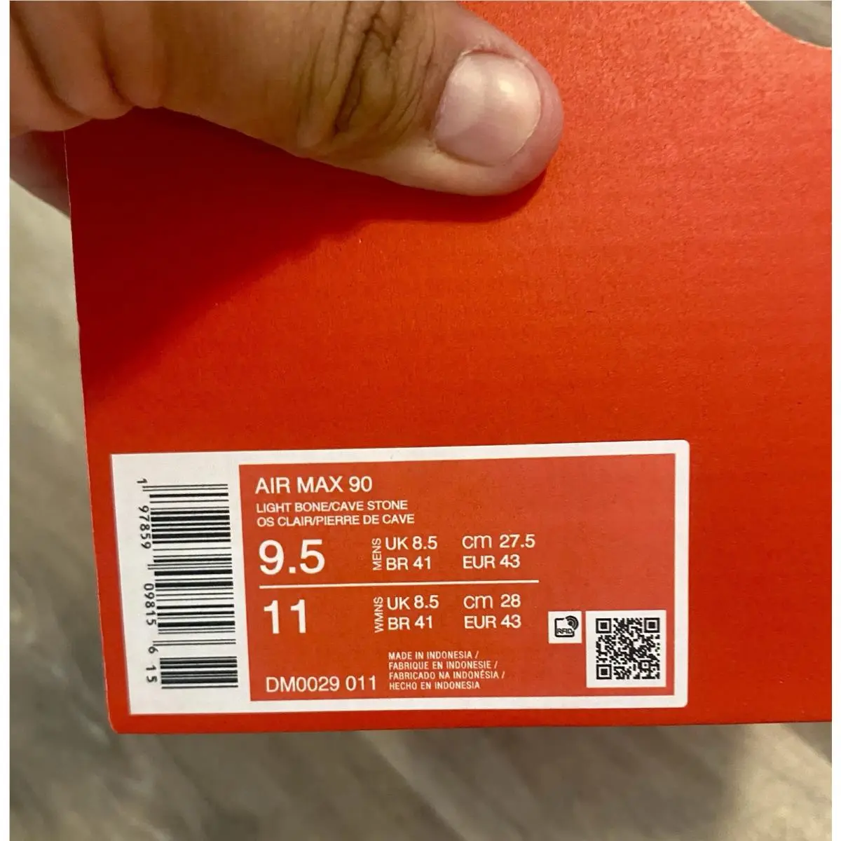 Nike shoes - Nike Air Max 90 - Air Max - DM0029-011 - Light Bone / Neutral Olive / College Grey / Cave Stone (UPC: 197859098156) 10