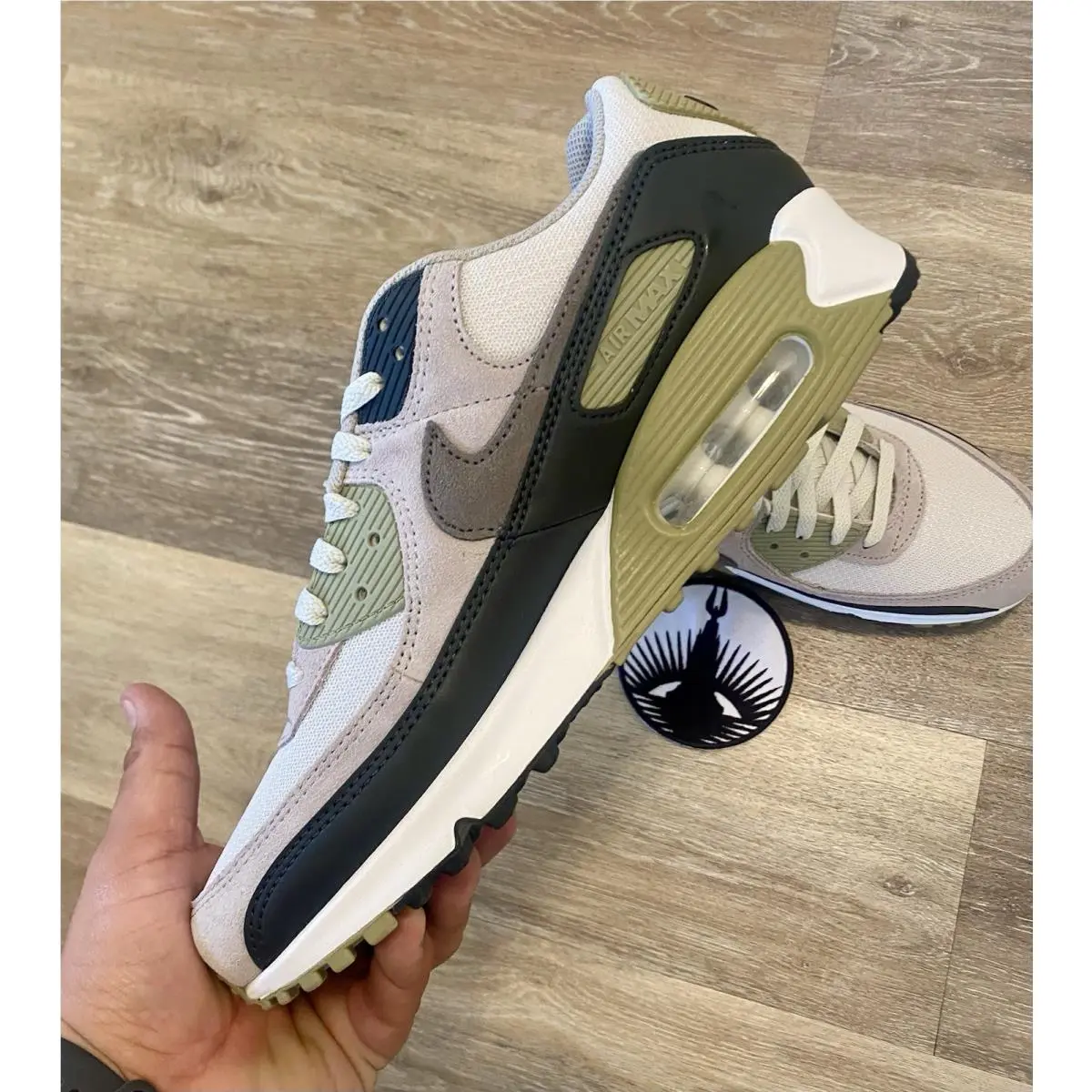 Nike shoes - Nike Air Max 90 - Air Max - DM0029-011 - Light Bone / Neutral Olive / College Grey / Cave Stone (UPC: 197859098156) 3