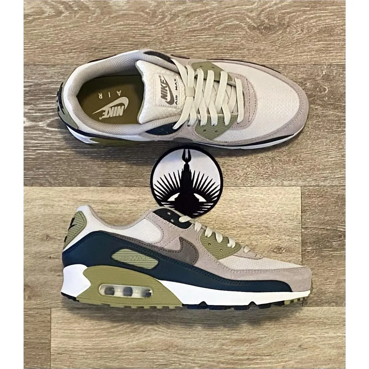 Nike shoes - Nike Air Max 90 - Air Max - DM0029-011 - Light Bone / Neutral Olive / College Grey / Cave Stone (UPC: 197859098156) 5