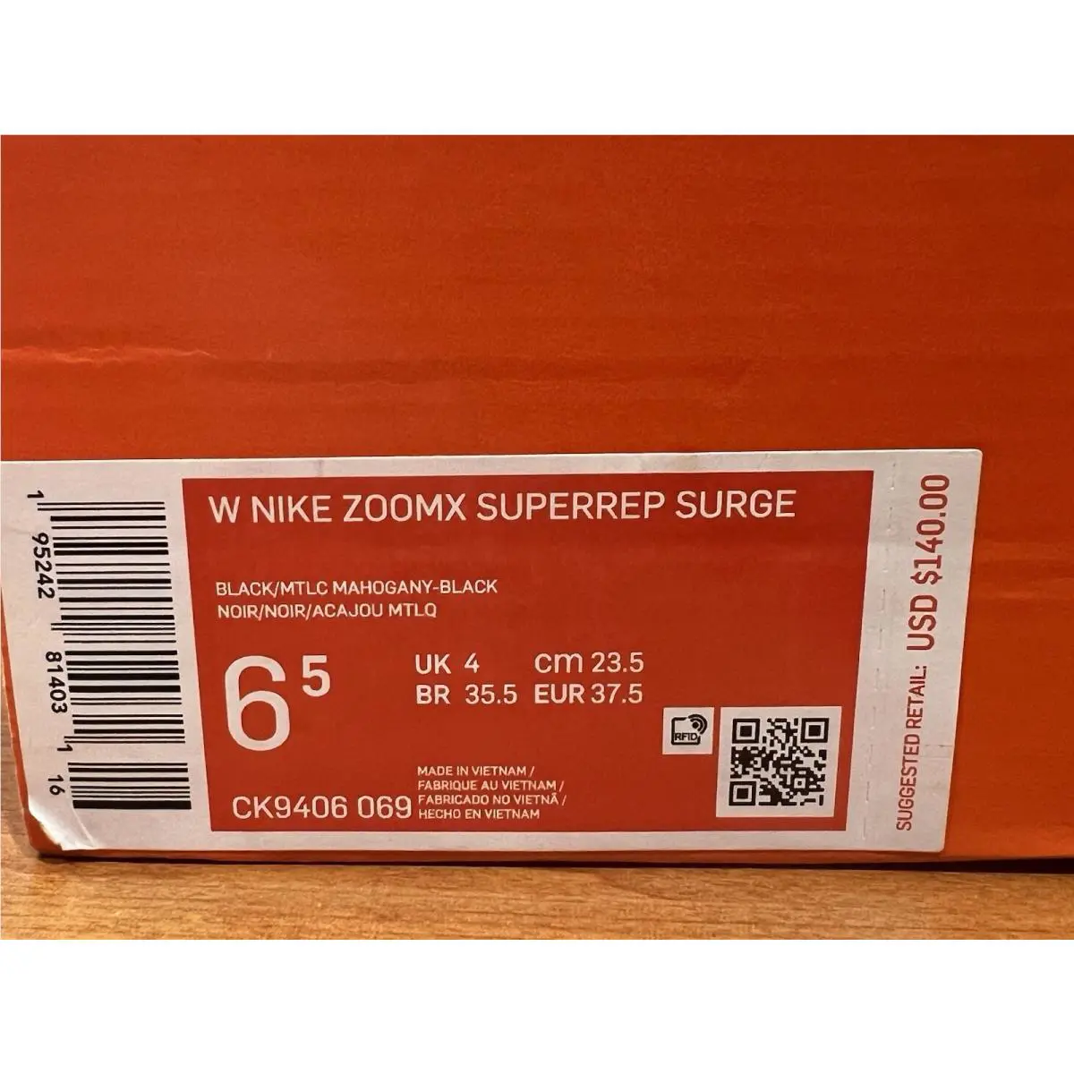 Nike shoes - Nike ZoomX SuperRep - ZoomX SuperRep - CK9406-069 - Black, Main: Black (UPC: 0195242814031) 9