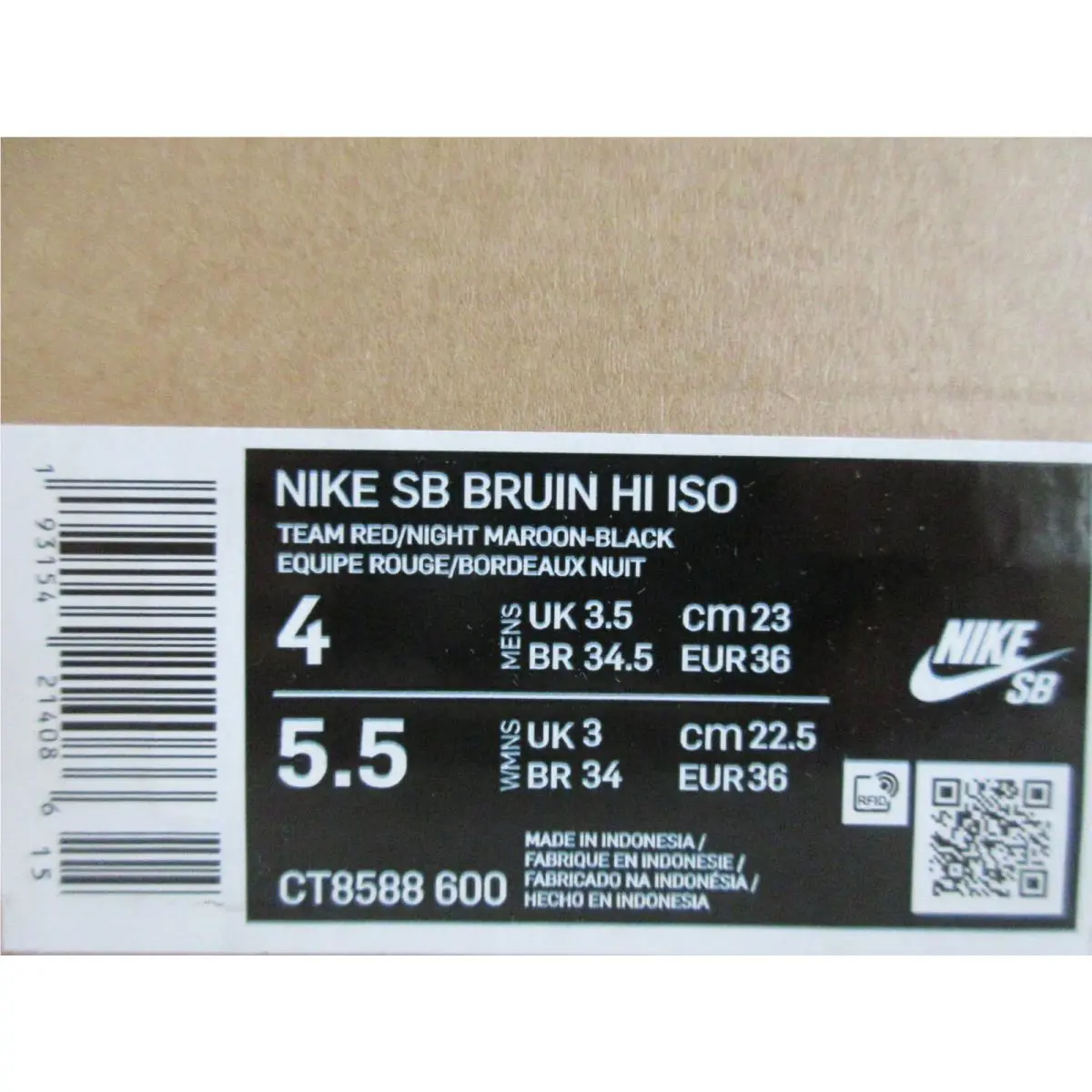 Nike shoes - Nike SB Bruin - Bruin - CT8588-600 - Red (UPC: 193154214086) 3