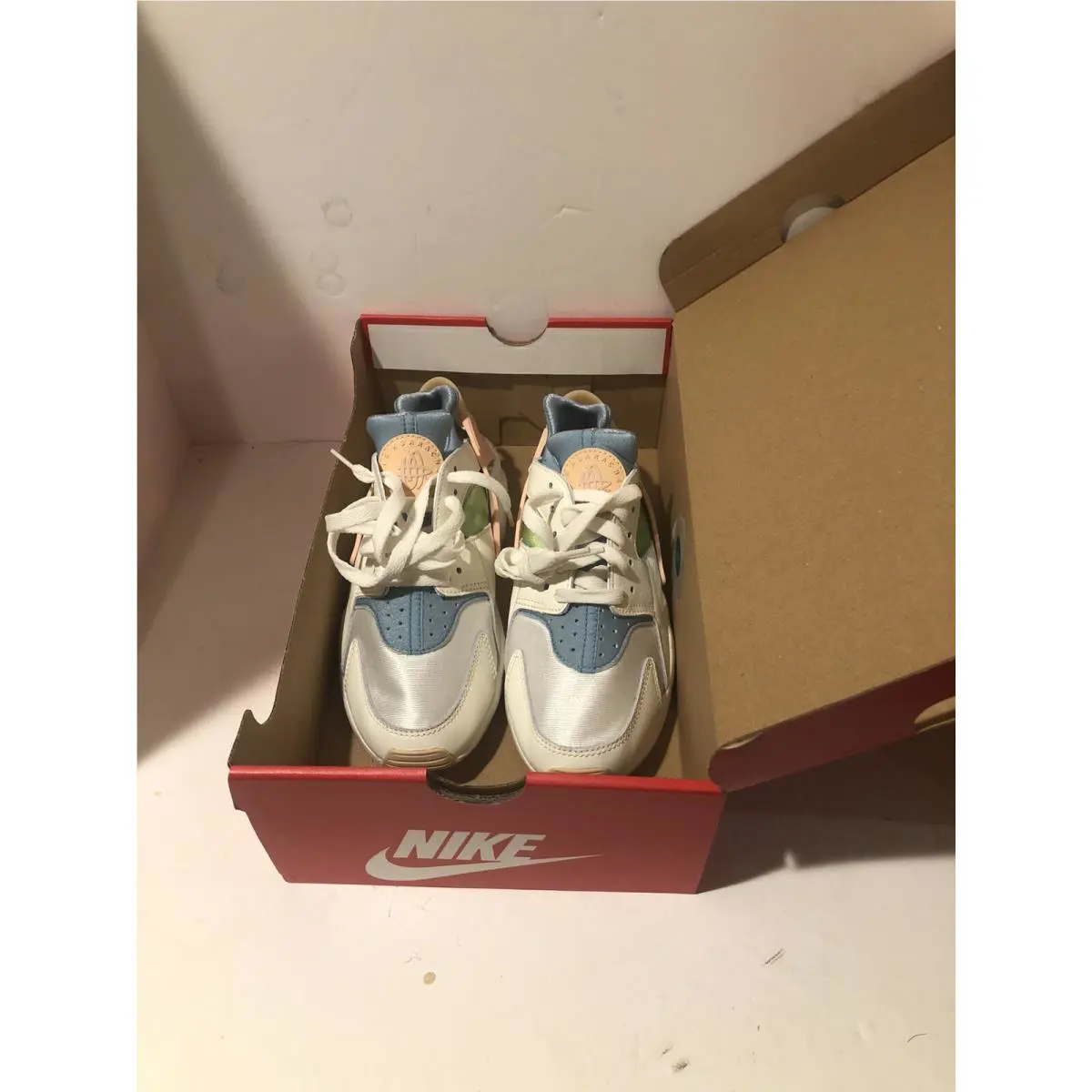 Nike shoes - Nike Air Huarache - Air Huarache - DQ0117-100 - Sail/Artic Orange-Worn Blue 6