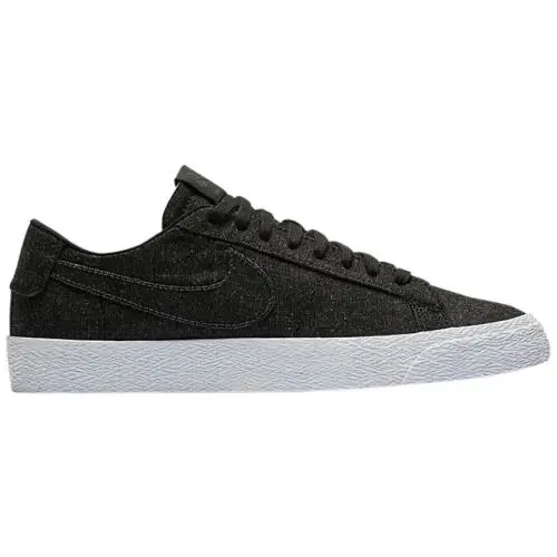 Nike Zoom Blazer Low SB Canvas Deconstructed Anthracite AH3370-001 Men`s Size 8 - Black