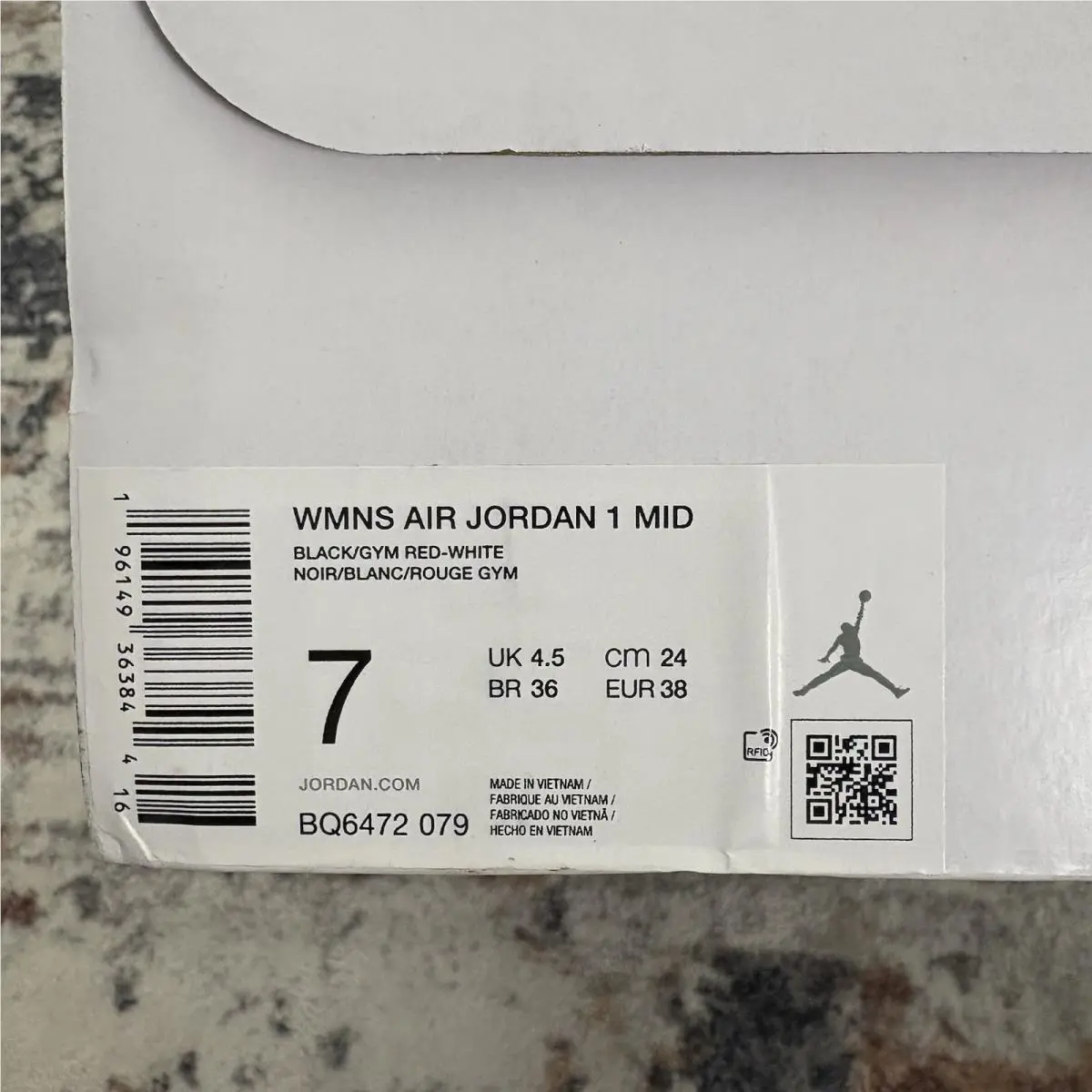 Nike shoes - Nike Air Jordan 1 Mid - BQ6472-079 - Multicolor 7