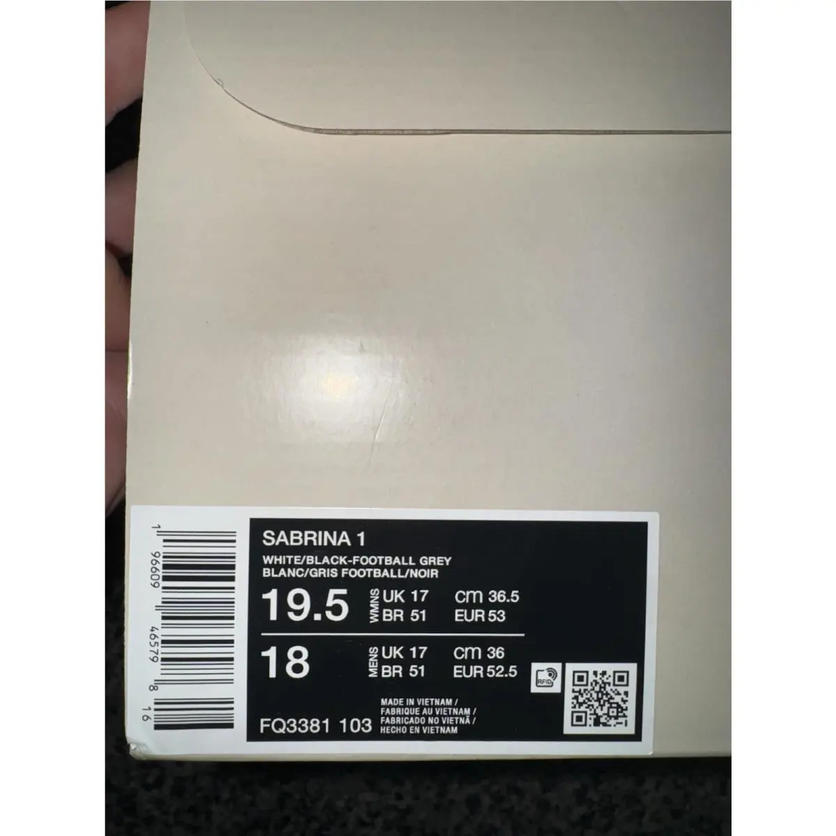 Nike shoes - Nike Sabrina 1 Magnetic - Sabrina Magnetic - FQ3381-103 - White 4