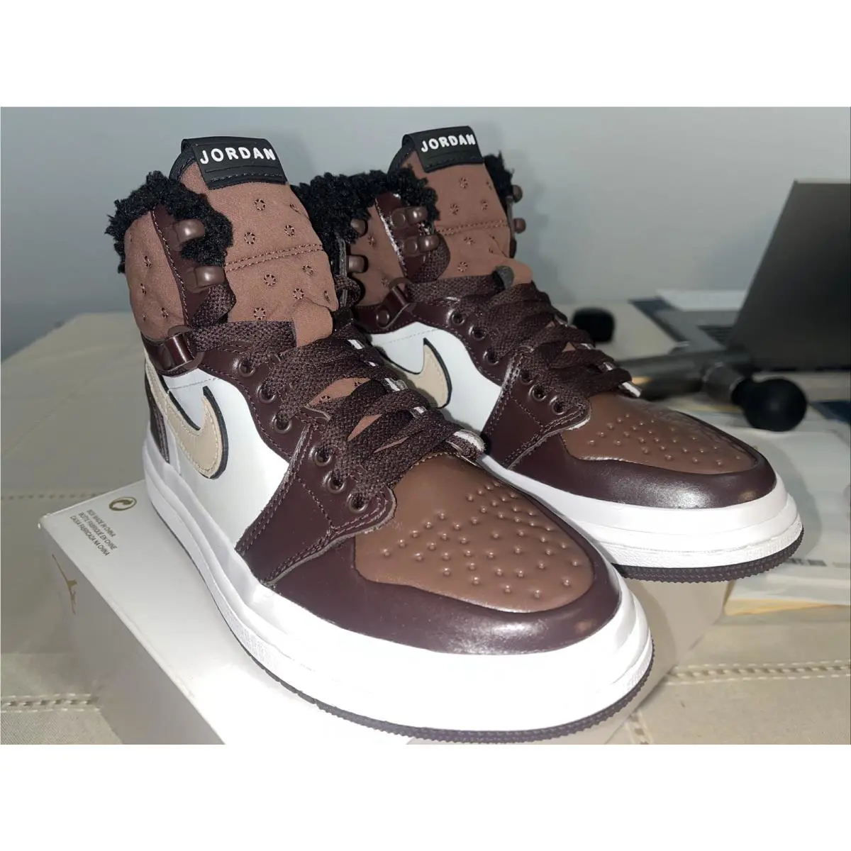 Nike shoes - Air Jordan 1 Acclimate - Air Acclimate - DC7723-200 - Brown Basalt/Oatmeal 4