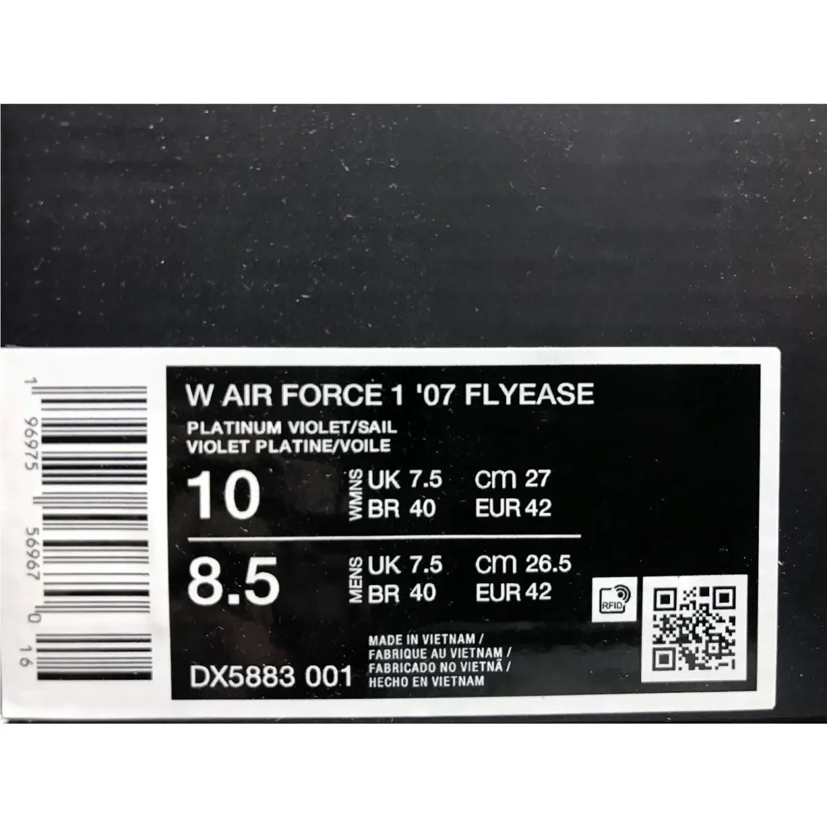 Nike shoes - Nike Air Force 1 - Air Force - DX5883-001 - Purple (UPC: 196975569670) 3