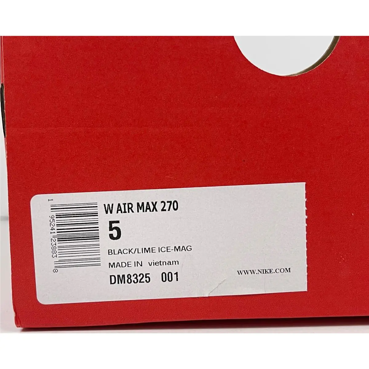 Nike shoes - Nike Air Max 270 - Air Max - DM8325 001 - Black Lime Ice Ember (UPC: 195241238838) 8