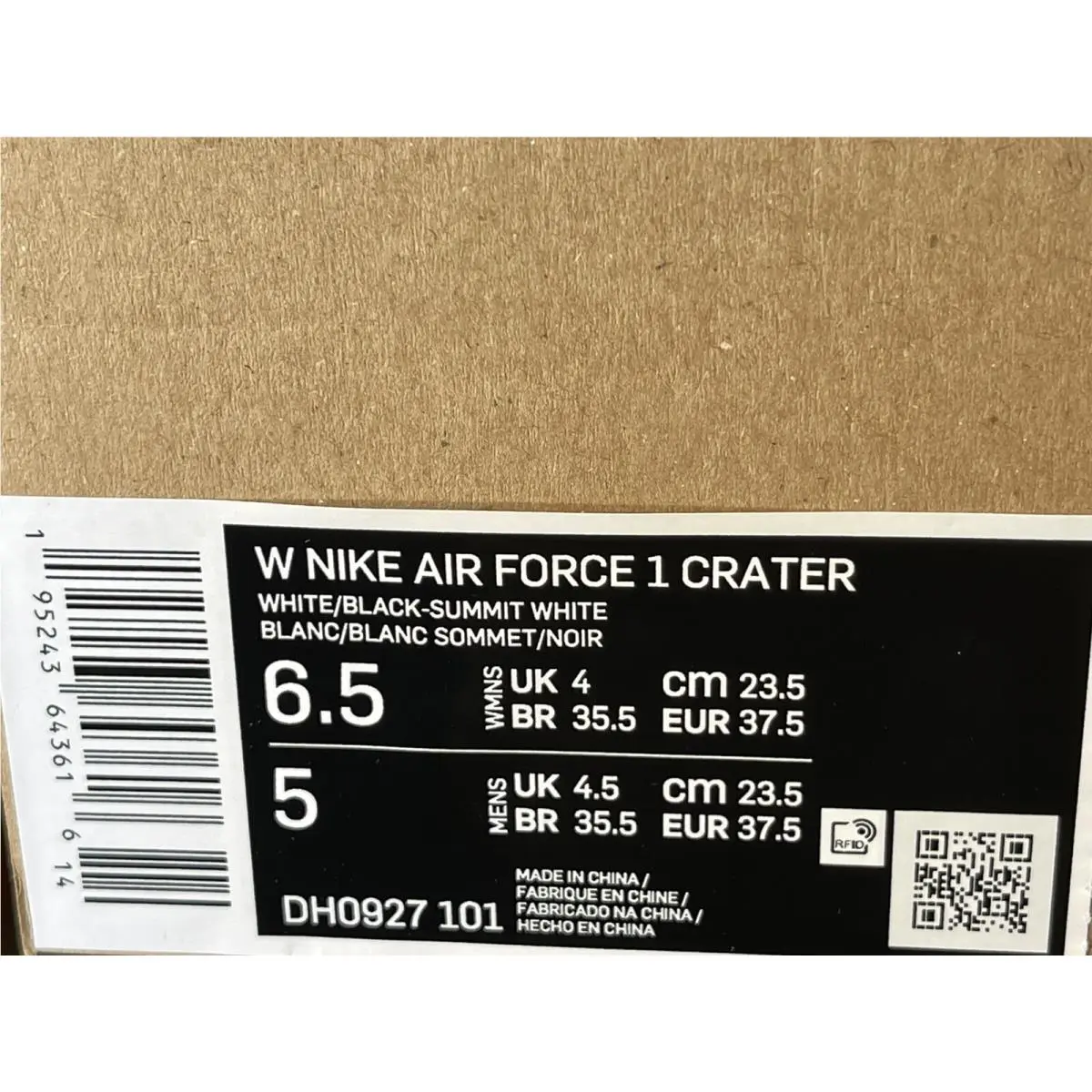 Nike shoes - Air Force 1 Crater - Air Force Crater - DH0927-101 - White (UPC: 0195243643616) 3