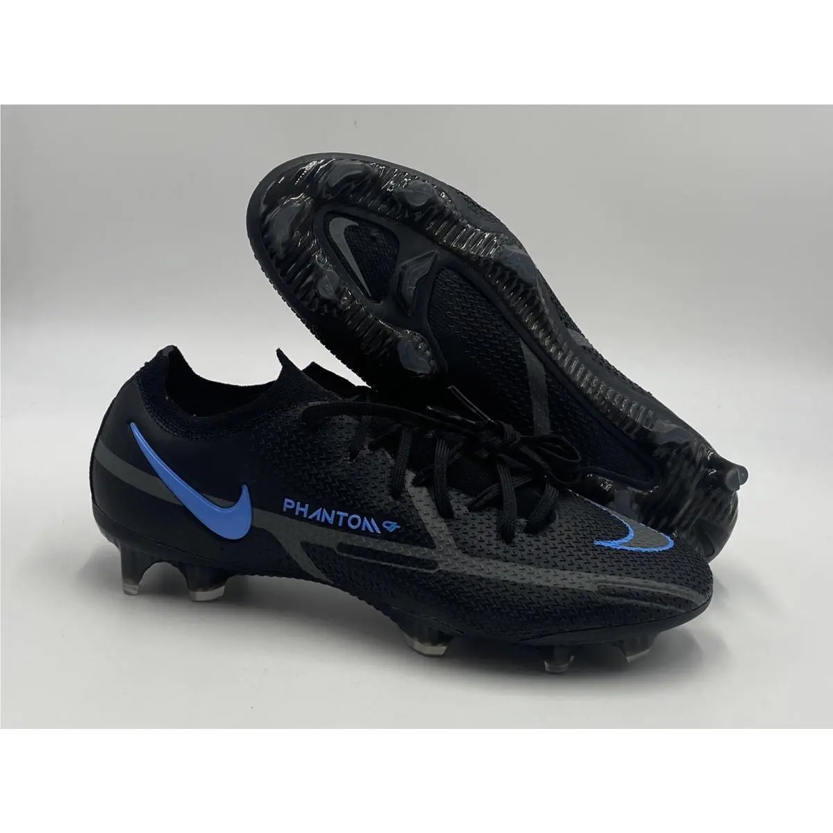 Nike Phantom GT2 Elite FG Blck/iron Grey-blue CZ9890 004 US Men SZ 6.5