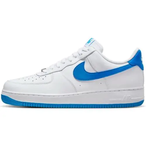 Men`s Nike Air Force 1 `07 White/photo Blue-white FJ4146 103 - 11.5 - White/Photo Blue-White