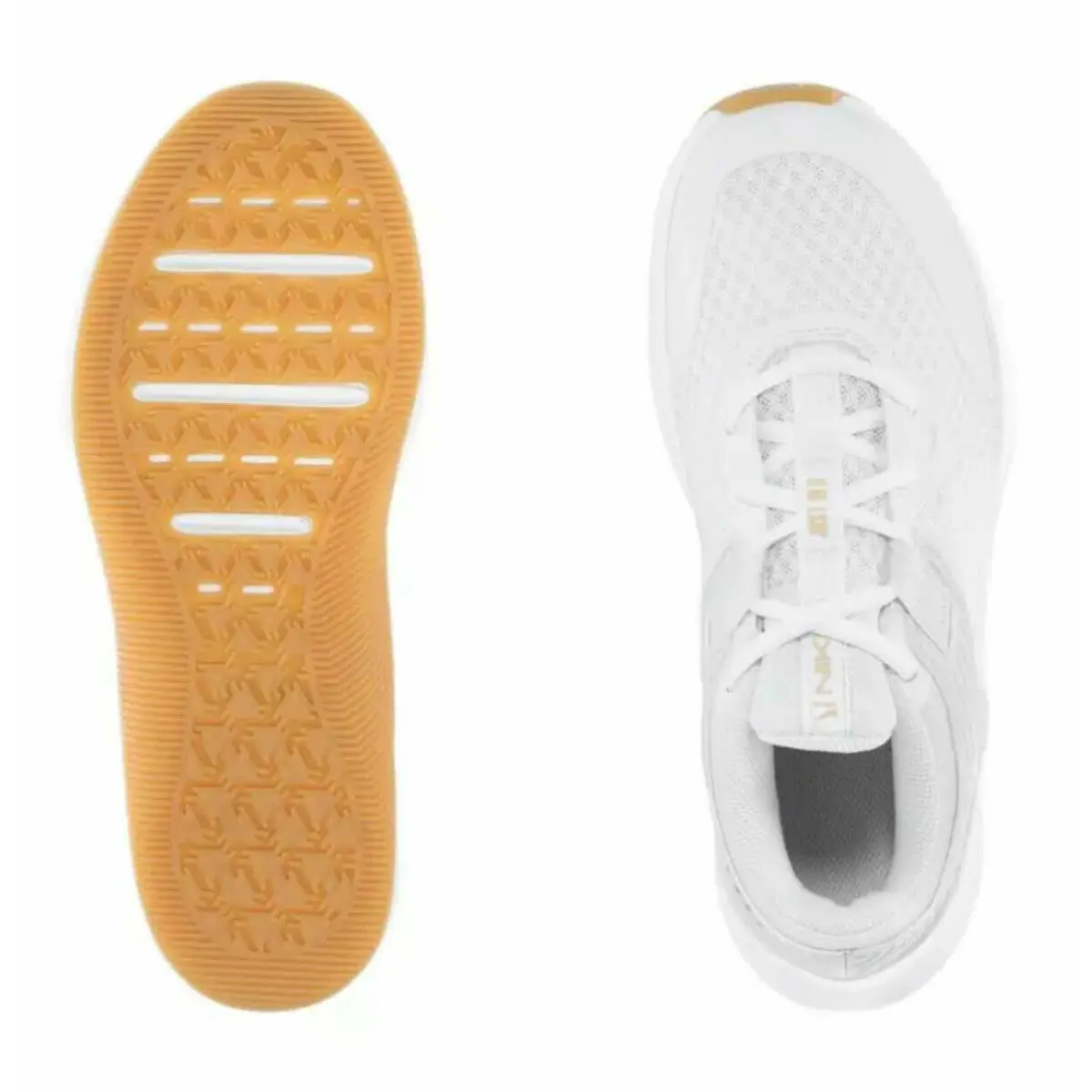 Nike shoes - white/metalic gold star-platinum tint 4