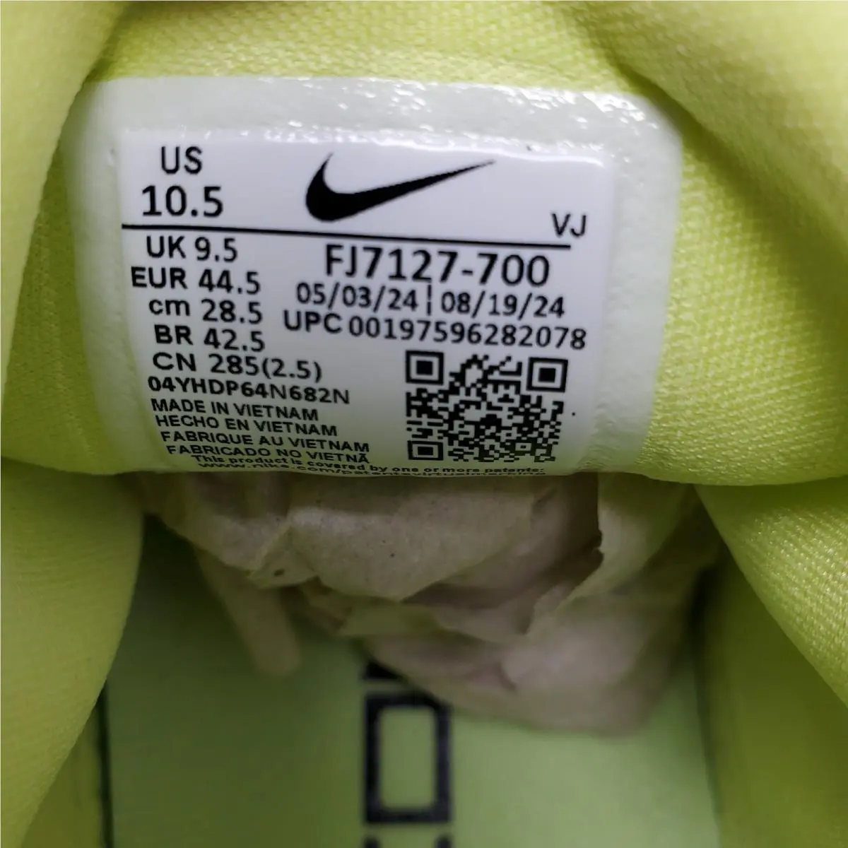 Nike shoes - Nike Free Metcon 6 - Free Metcon - FJ7127-700 - Green 8