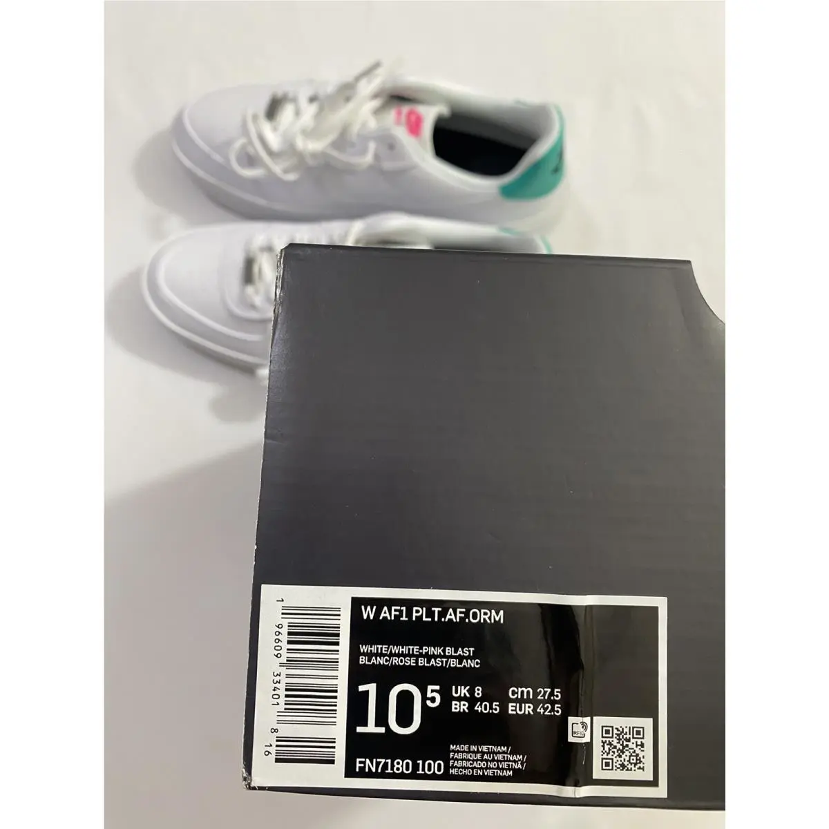 Nike shoes - Nike Air Force 1 - Air Force - FN7180-100 - White (UPC: 0196609334018) 7