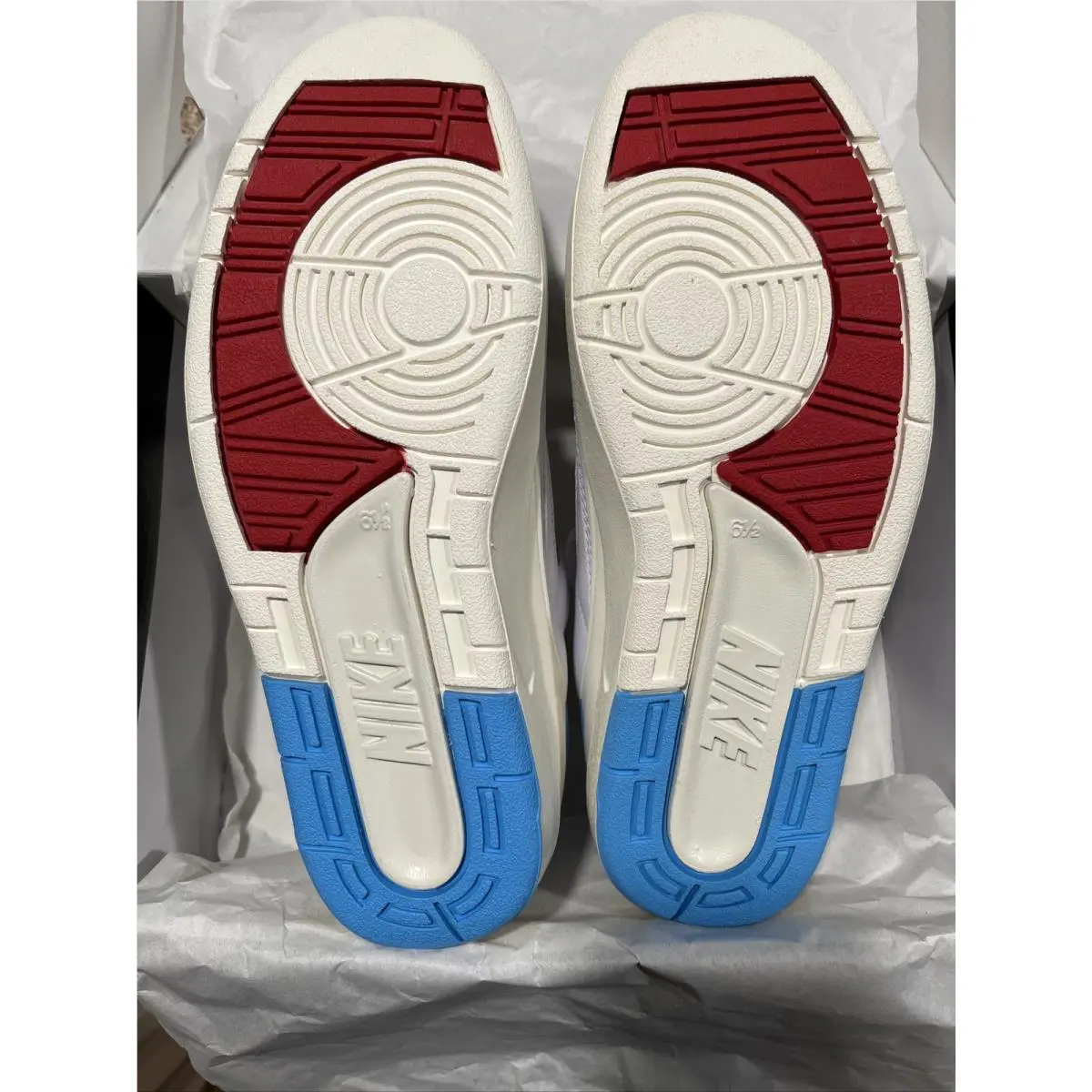 Nike shoes - Air Jordan 2 - Air - 4401 - White Blue Red 4