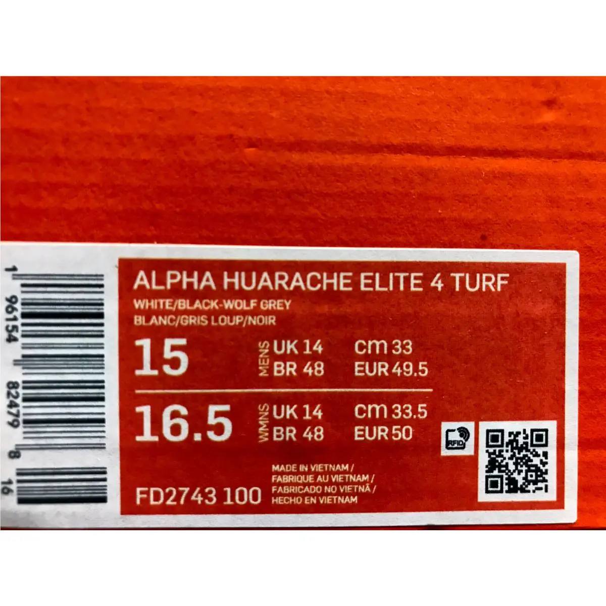 Nike shoes - Nike Alpha Huarache - Alpha Huarache - FD2743-100 - White (UPC: 196154824798) 3