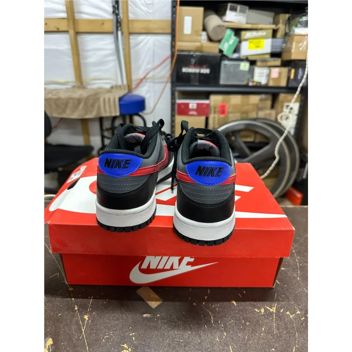 Nike shoes - Nike Dunk Low - Dunk Low - FV0373-001 - Black/University Red White 4