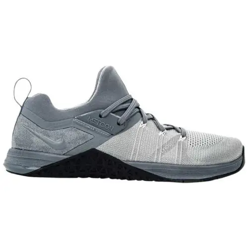 Nike Metcon Flyknit 3 Cool Grey Cool Grey Black Gray AQ8022-002 Men`s Size 7.5 - Gray