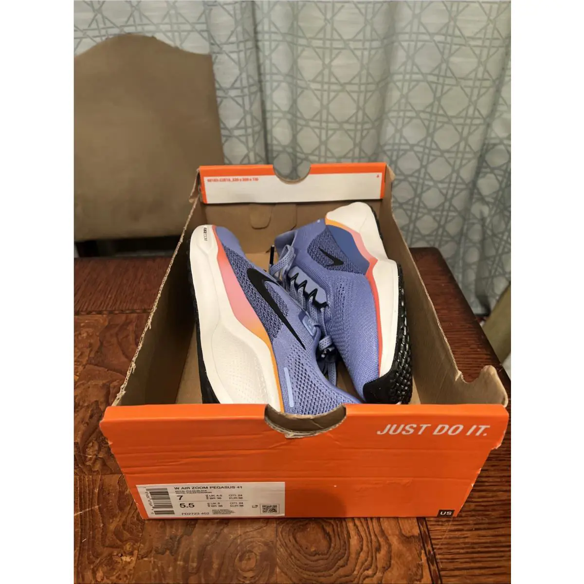 Nike shoes - Nike Zoom Pegasus - Zoom Pegasus - FD2723-402 - Blue (UPC: 197600709140) 4