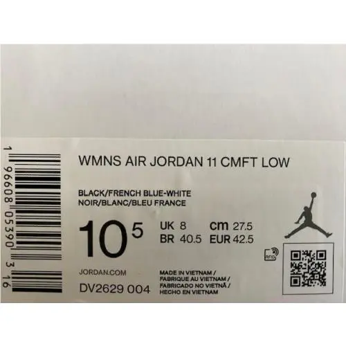 Nike shoes - Air Jordan 11 Low - Air Low - DV2629-004 - Black (UPC: 196608053903) 3