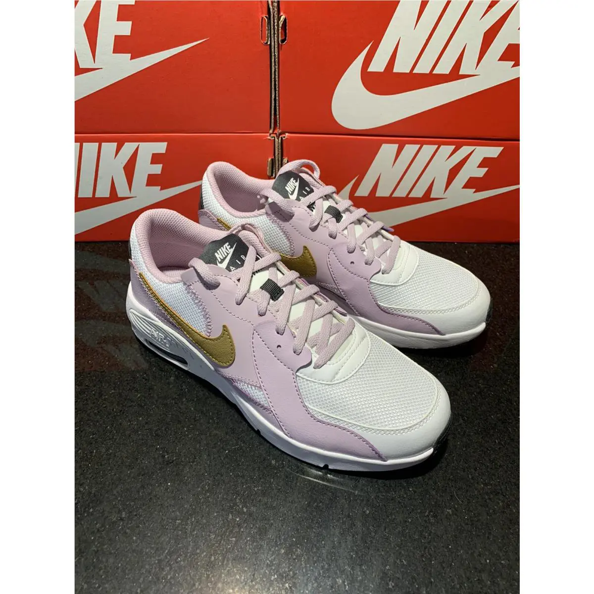 Nike shoes - Air Max Excee Gs - Air Max Excee - Lilac/white (UPC: 193654824396) 4