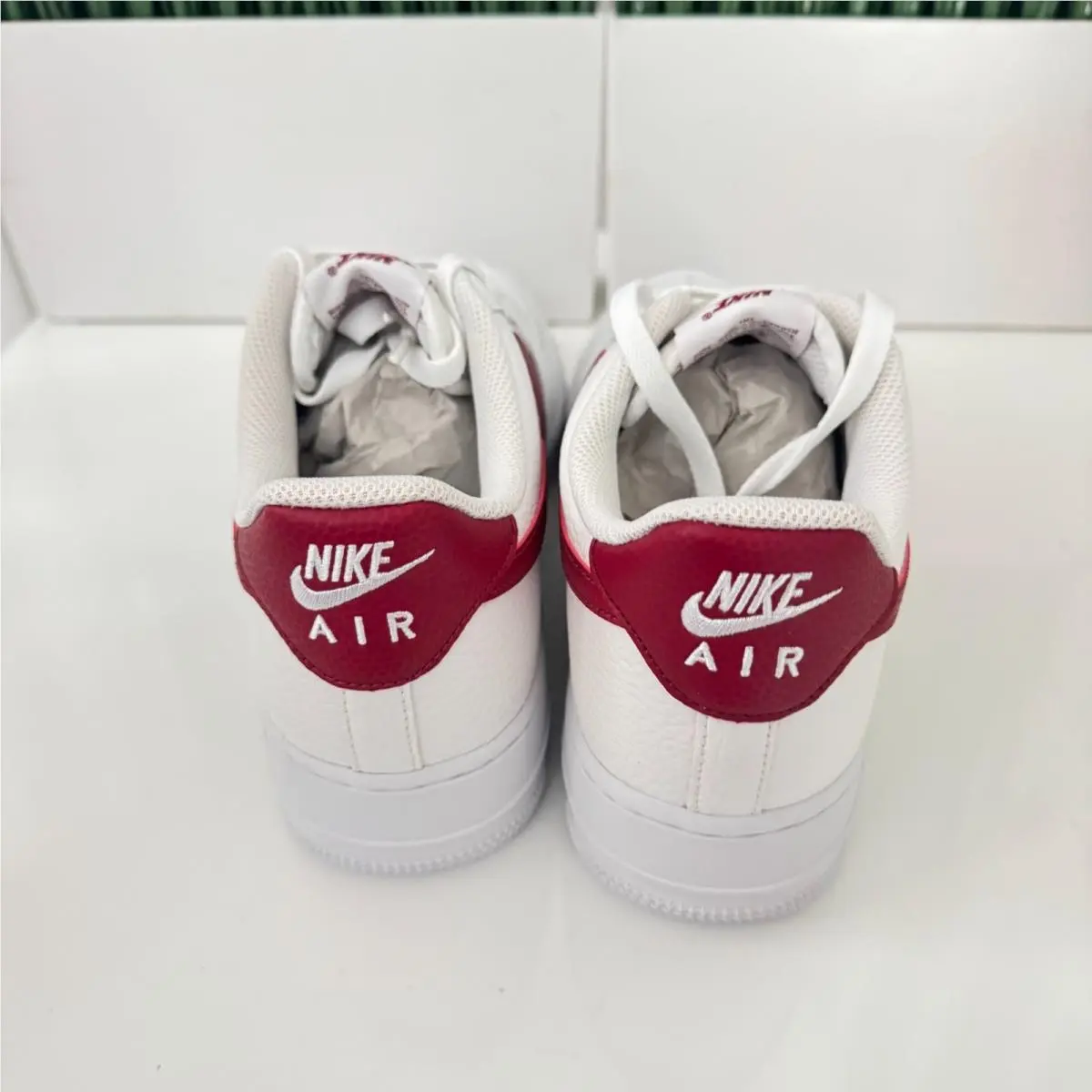 Nike shoes - Nike Air Force 1 - Air Force - CZ0326-100 - White, Manufacturer: White/Team Red 2