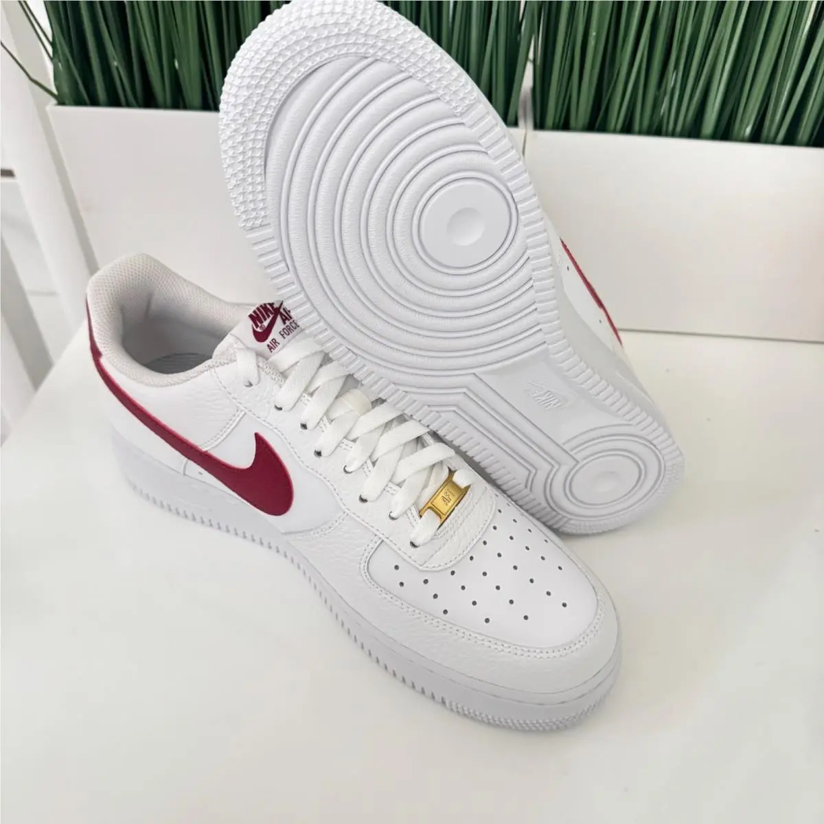 Nike shoes - Nike Air Force 1 - Air Force - CZ0326-100 - White, Manufacturer: White/Team Red 3