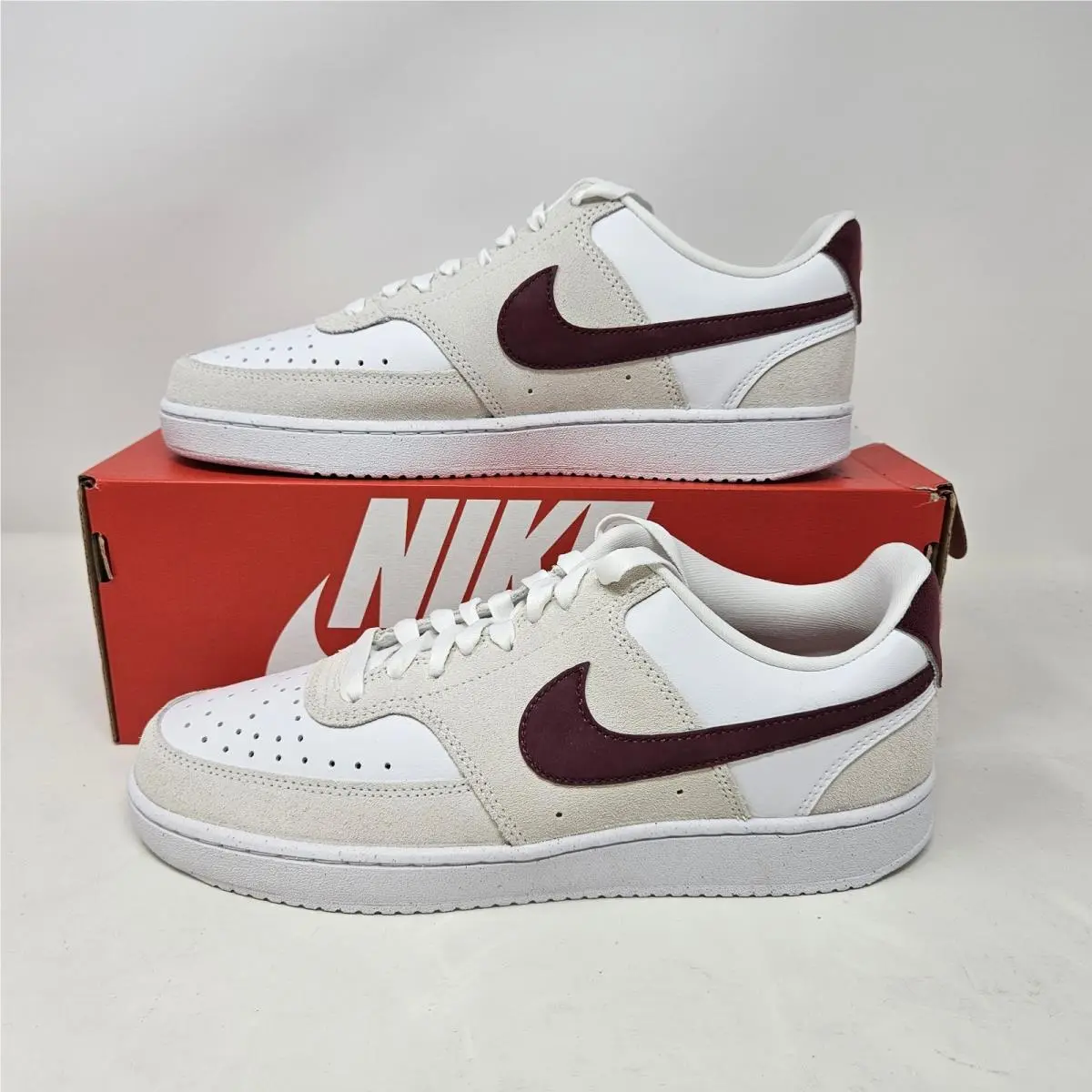 Nike Wmns Court Vision Low `valentine`s Day 2024` / FQ7628-100 / Women`s Size 10 - White