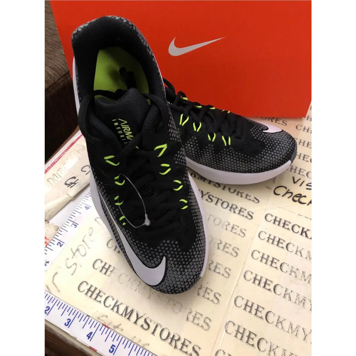 Nike shoes - 869991 - 869991 - BLACK WHITE VOLT COOL GREY MULTI (UPC: 886551559538) 2