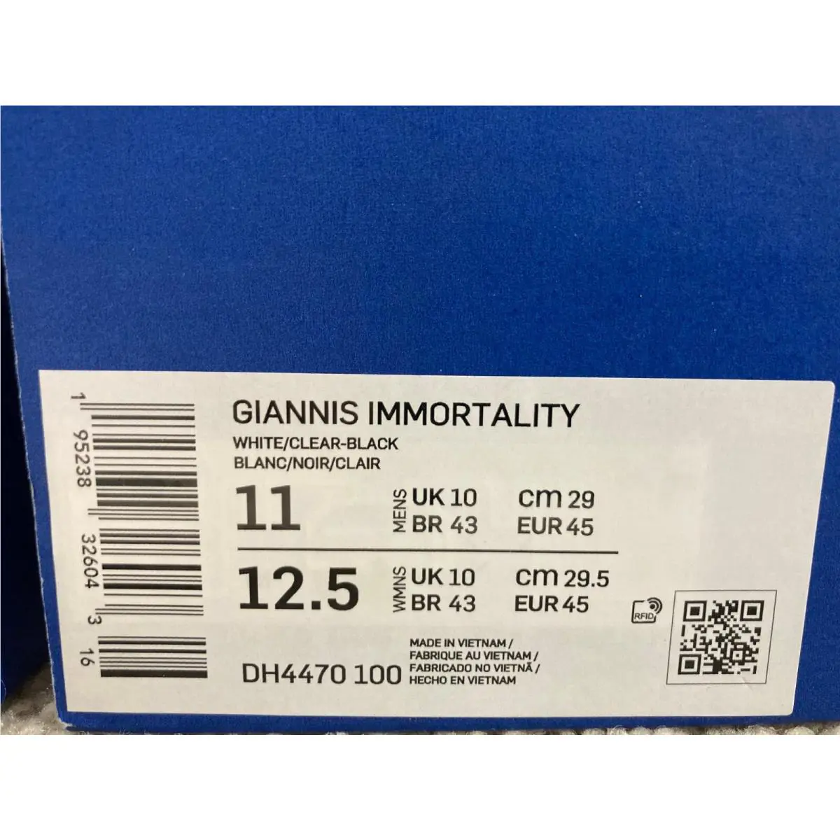 Nike shoes - Nike Giannis Immortality - Giannis Immortality - DH4470-100 - White (UPC: 0195238326050) 6
