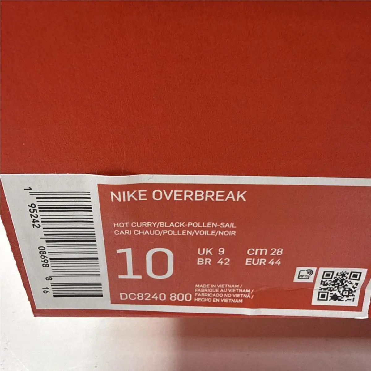 Nike shoes - Nike Overbreak - Overbreak - DC8240-800 - Orange (UPC: 195242086964) 8