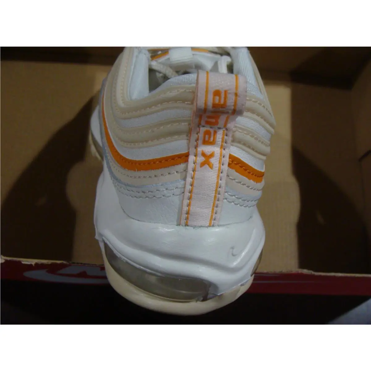 Nike shoes - Nike Air Max 97 - Air Max - DQ8594 001 - PHANTOM/LIGHT CURRY SANDDRIFT 4