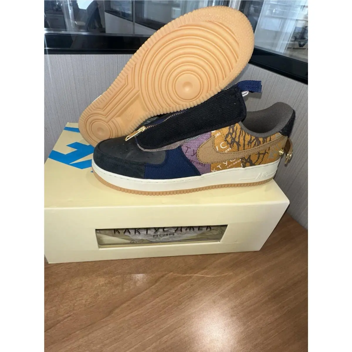 Size 11M Nike Travis Scott Air Force 1 Cactus Jack CN2405-900 DS