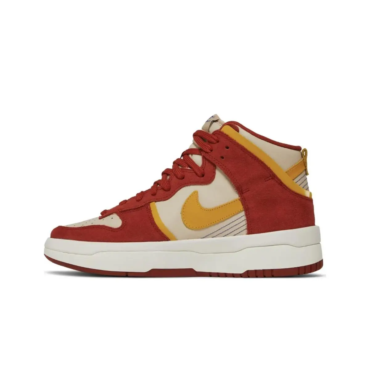 Dunk High UP Cinnabar-yellow Ochre-lapis Wmns SZ 7 DH3718-600 by Nike