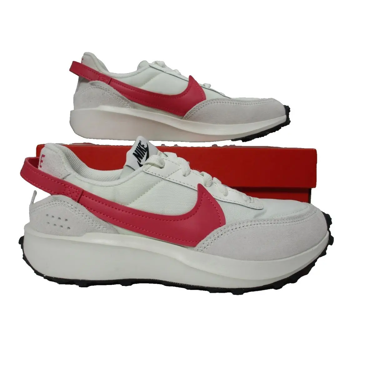 Nike Waffle Debut Sail /pink White Casual Sneakers Womens Shoes Sz 11