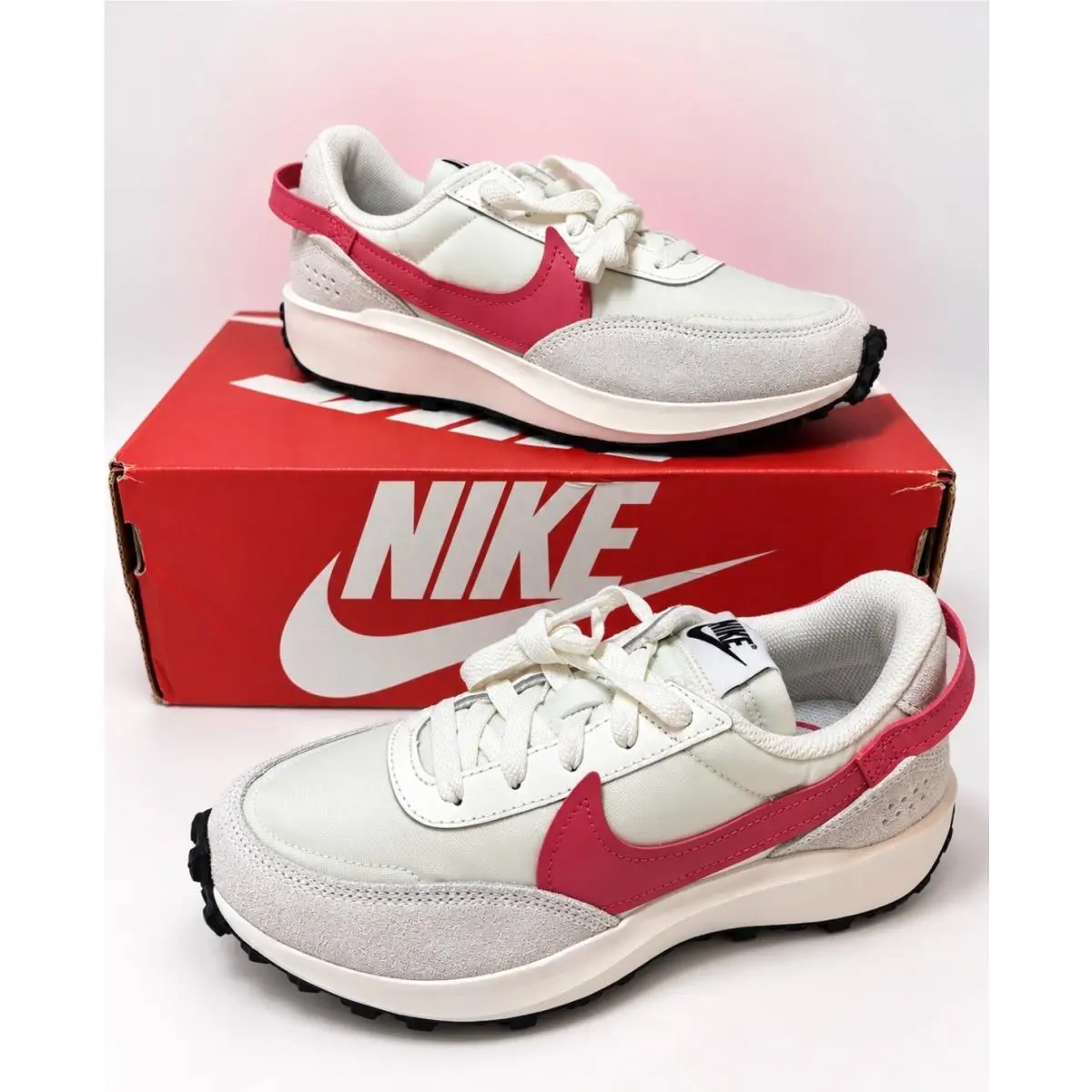 Size 6 - Nike Waffle Debut Sail Aster Pink W