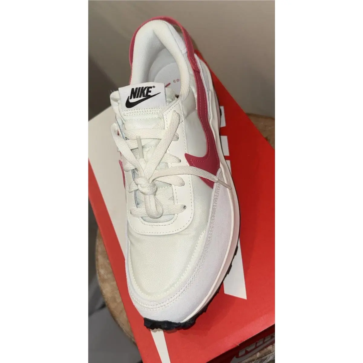 Nike shoes - Nike Waffle Debut - Waffle Debut - DH9523-108 - Sail/Pink 2