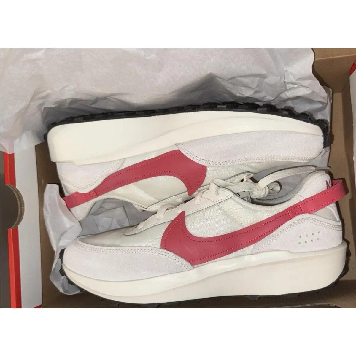 Nike shoes - Nike Waffle Debut - Waffle Debut - DH9523-108 - Sail/Pink 3