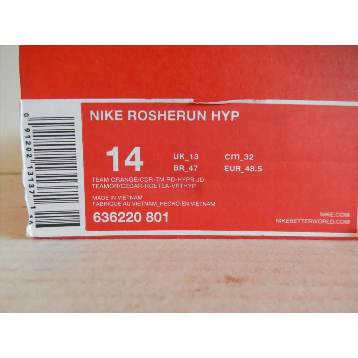 Nike shoes - Nike Roshe Run - Roshe Run - Orange (UPC: 091202131371) 3