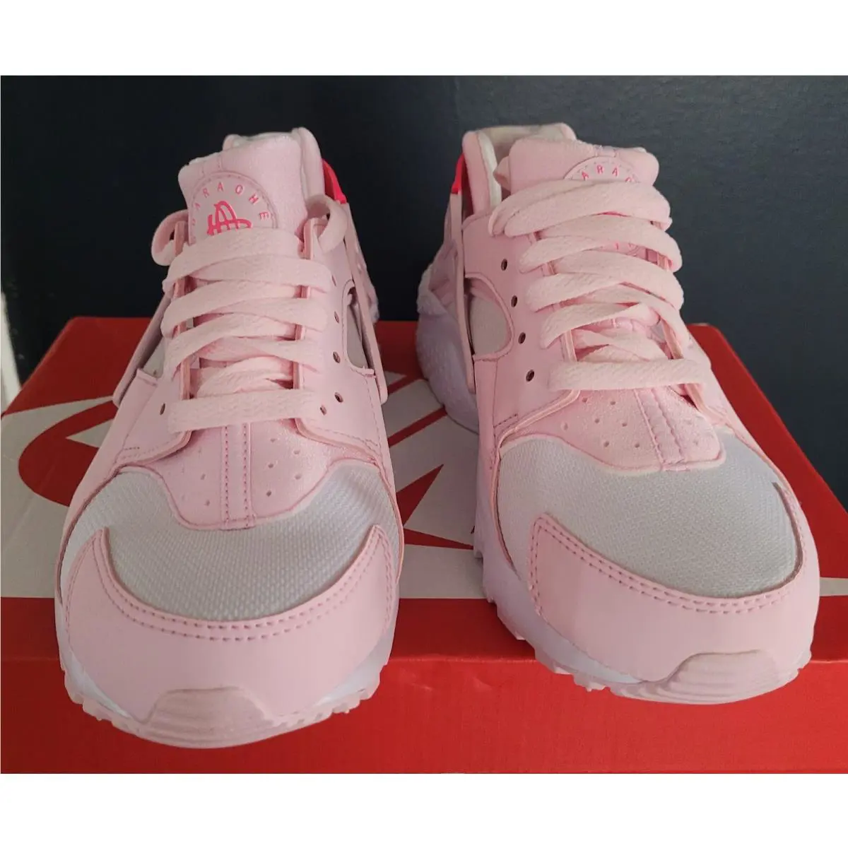 Nike shoes - Nike Huarache - Huarache - Pink foam/hyper pink/white (UPC: 196149546254) 0