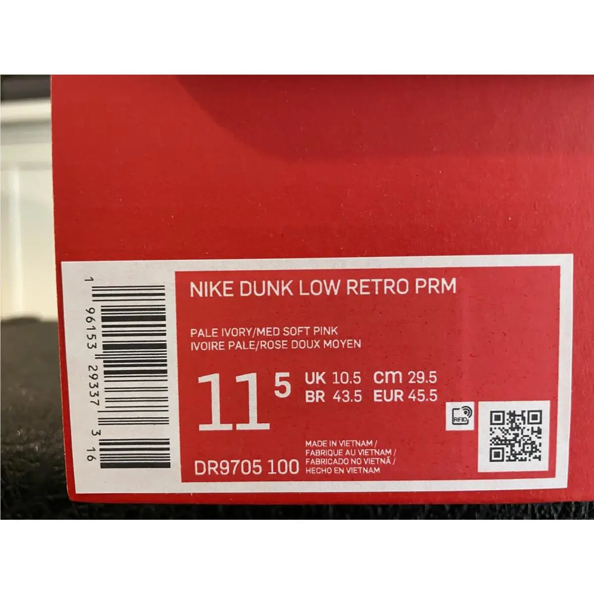 Nike shoes - DR9705-100 - DR9705-100 - Pale Ivory/Med Soft Pink 10
