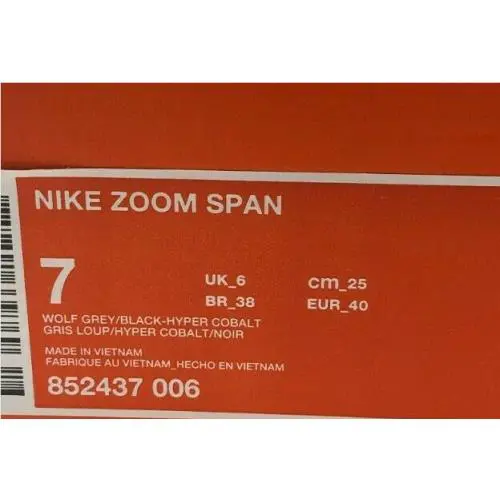 Nike shoes - Nike Zoom Span - Zoom Span - 852437-006 - Gray Blue Lime 5
