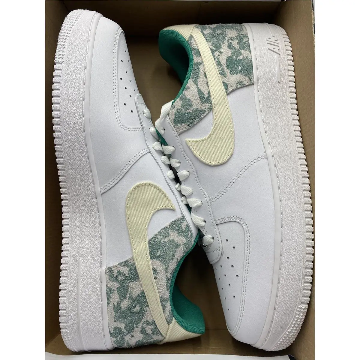 Nike shoes - Nike Air Force 1 - Air Force - Dx3365 100 - Coconut milk/Green (UPC: 196149877952) 6