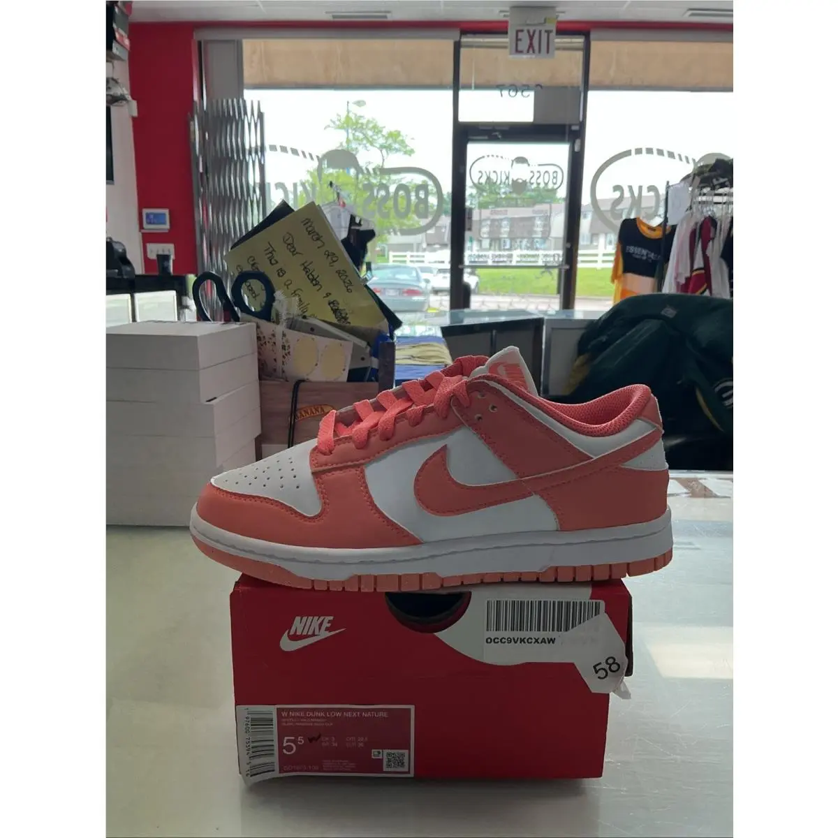 Nike shoes - Nike Dunk - Dunk - DD1873-109 - Orange, Manufacturer: White/Light Wild Mango 0